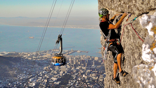 rock climbing