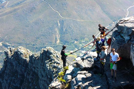 rock climbing