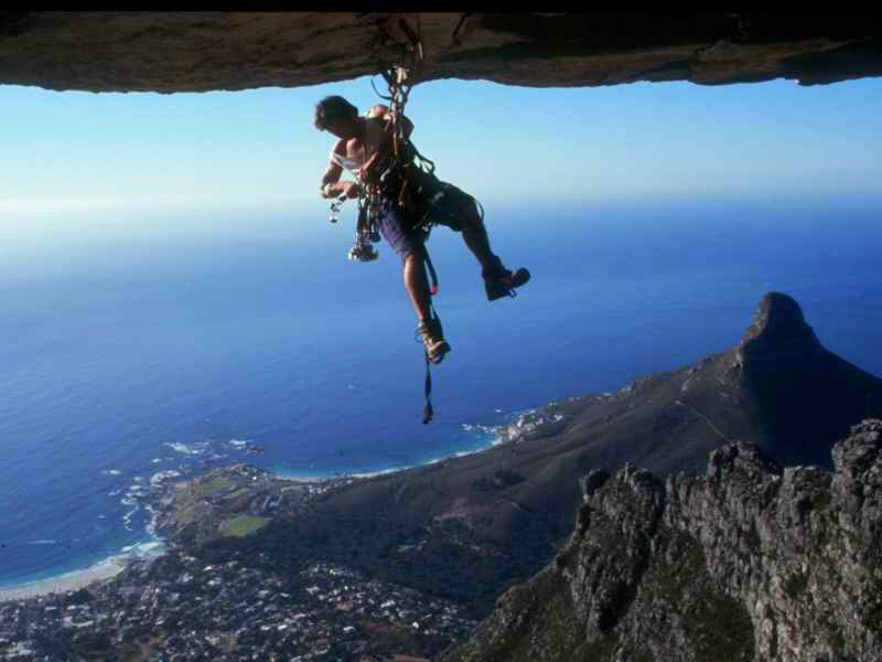rock climbing