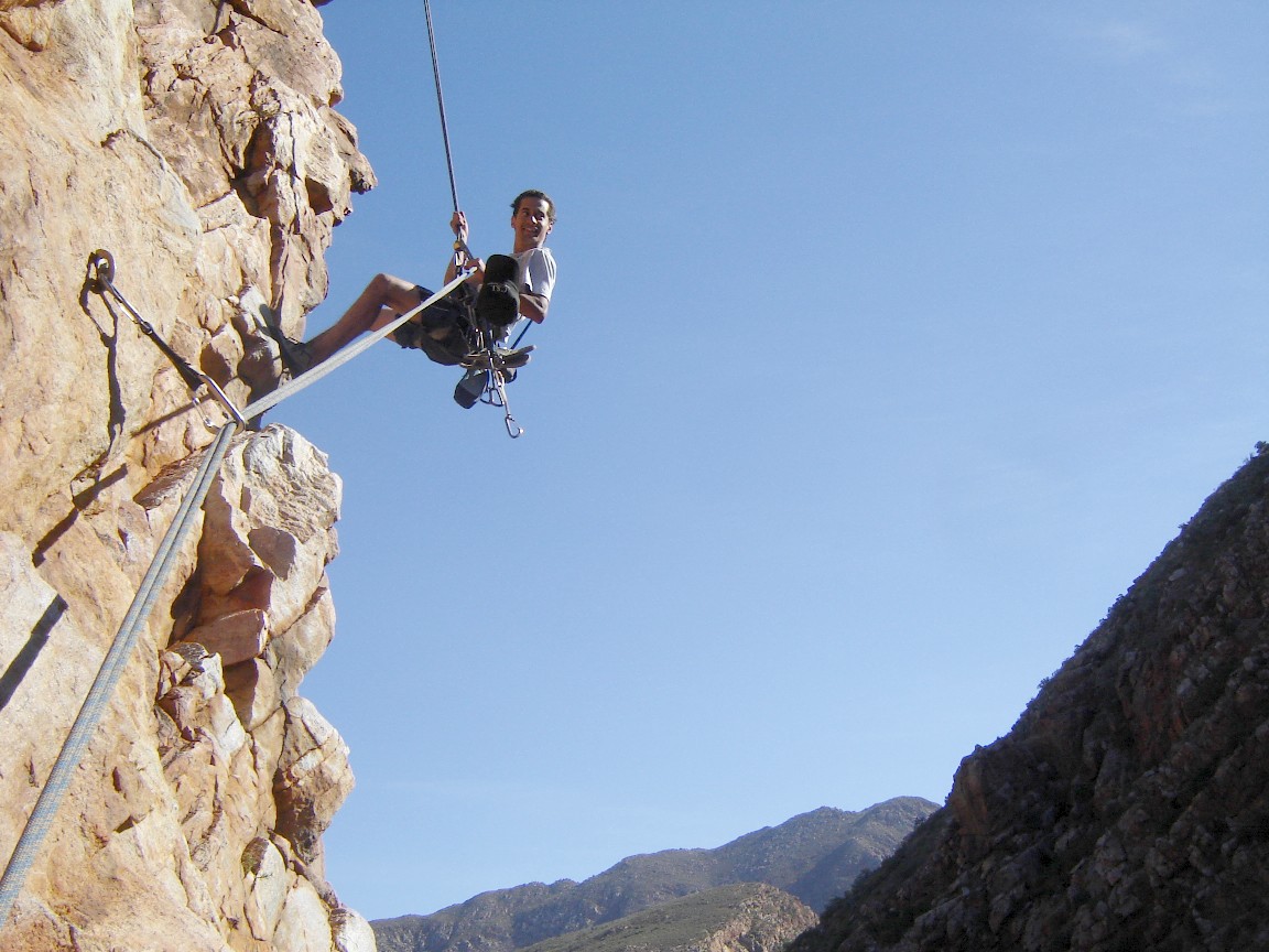 rock climbing